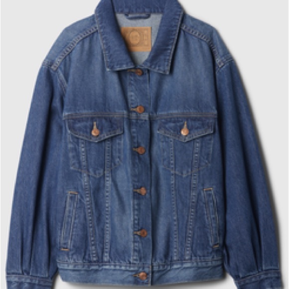 Gap × DÔEN Oversized Icon Denim Jacket Size XXS - Picture 2 of 11